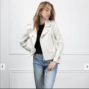 Jing Joana leather jacket S